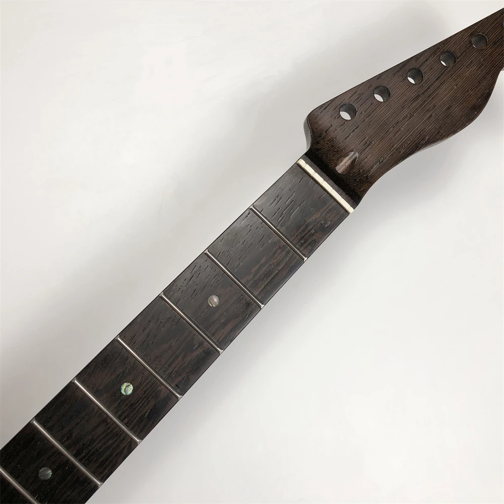 

NEW Guitar neck Wenge 22 fret 25.5 inch Fingerboard Abalone Dots Inlay Matte DIY