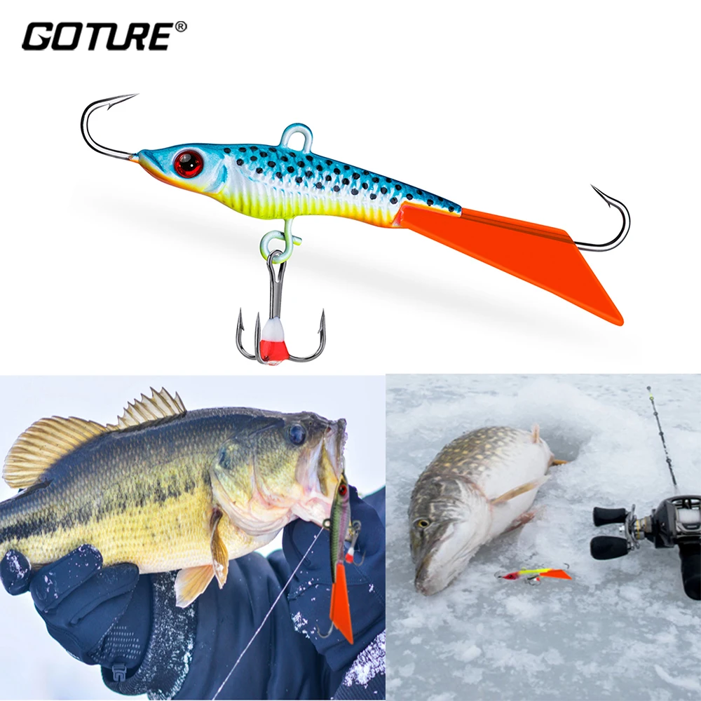 

Goture 1pc Balancer Winter Fishing Lure Ice Bait 4 Colors 7.9cm/17.2g Lead Jigging Wobbler For Pike Fishing Artificial Bait