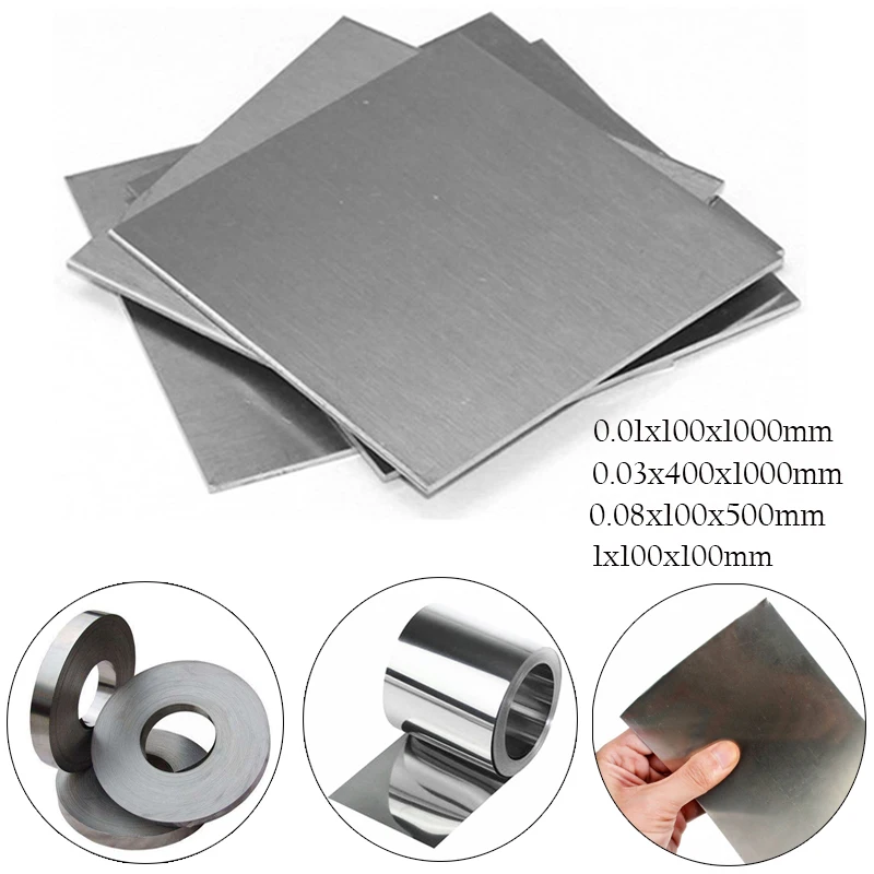 1PCS 0.01-3mm 304 Stainless Steel Skin/Plate/Thin Steel Plate/Thin Plate Sheet Foil/Stainless Steel Foil