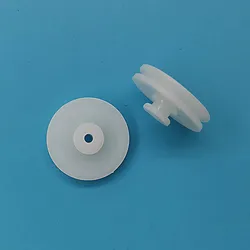 20.5+7.5 Double-layer Pulley Plastic Drive Speed Reduction Belt Wheel Model Toy Accessories 10pcs/lot
