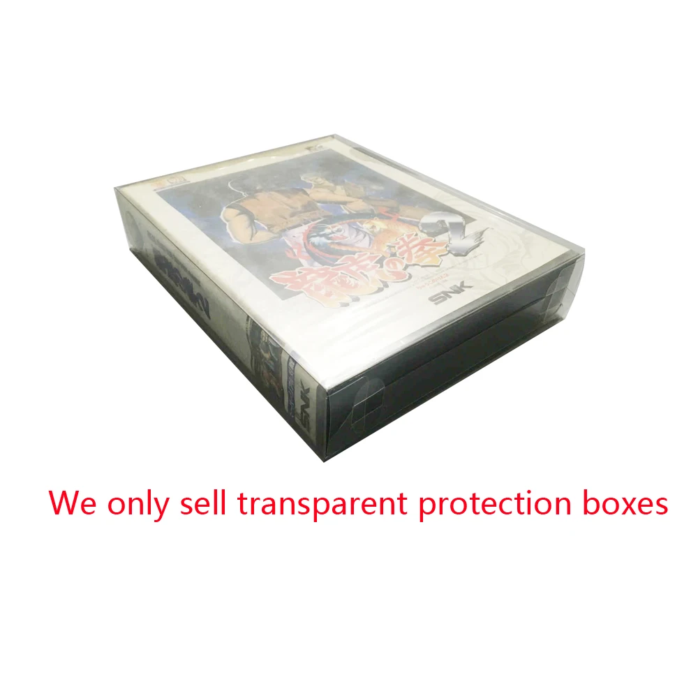 10 PCS Transparent Collection Storage Box For S-N-K Home Game Console For NEO-GEO aes Plastic Case PET Protector display box