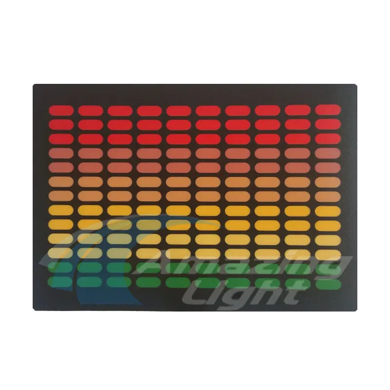 50pcs/loEqualizer Sound Active Flash El Panel led t-shirt panel decoration led flashing panel without inverter