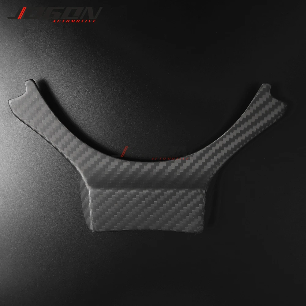 For Lexus IS NX RC RCF CT200h IS300 IS350 NX200 NX300h RC200 RC300h F Sport Carbon Fiber Car Interior Steering Wheel Trim Cover