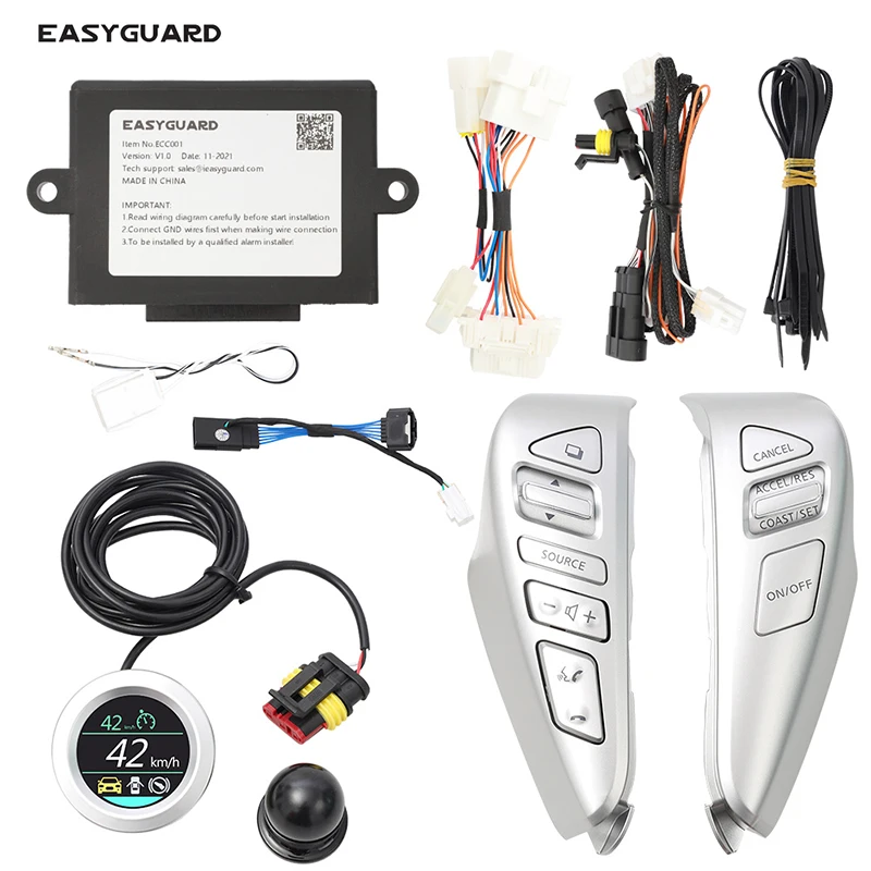 EASYGUARD car speed limiter fit for nissan sunny 2014-2017 cruise control system Speed Control Plug and play Switch Handle