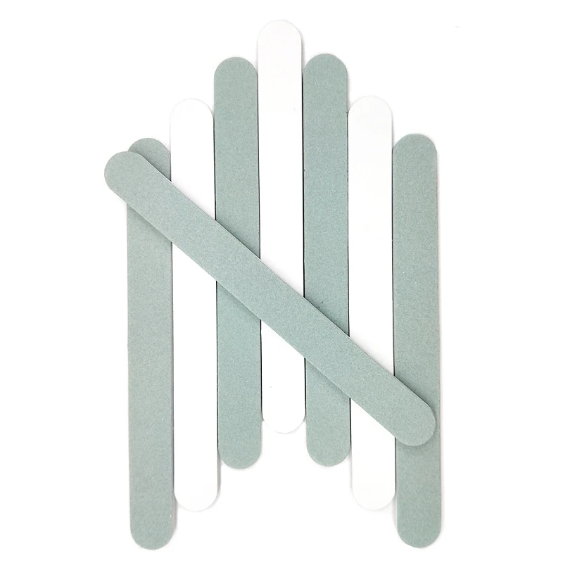 10pcs Nail Art Polishing Buffer Sanding Professional Pro Double Sided Emery UV Gel Block File Spong Nail Polisher Manicure Tools