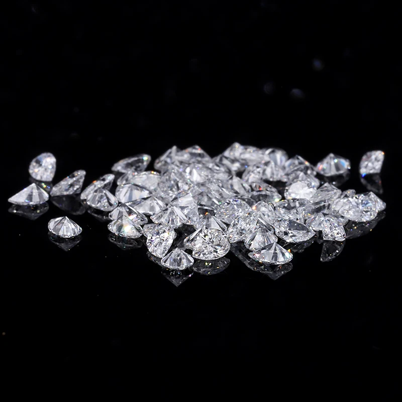 1ct/pack 0.02ct-0.1ct Loose Pear Shape Small Size DEF White VS HPHT Lab Grown Diamond