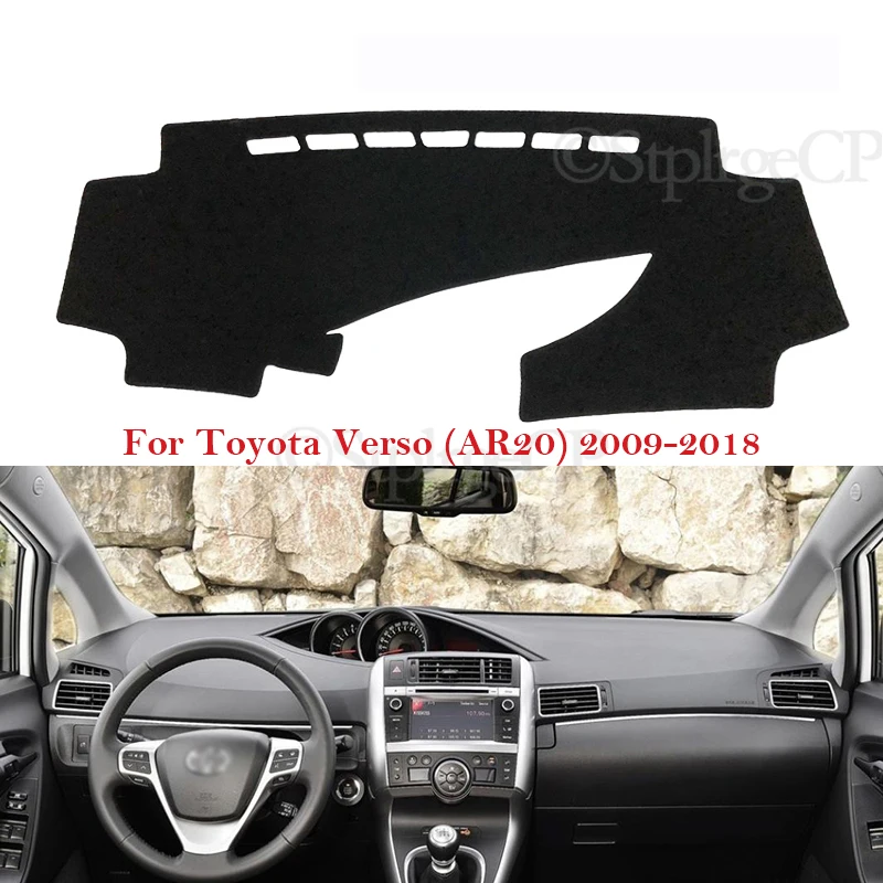 Dashboard Cover Protective Pad for Toyota Verso 2009~2018 AR20 SportsVan Car Accessories Dash Board Sunshade Carpet 2010 2017