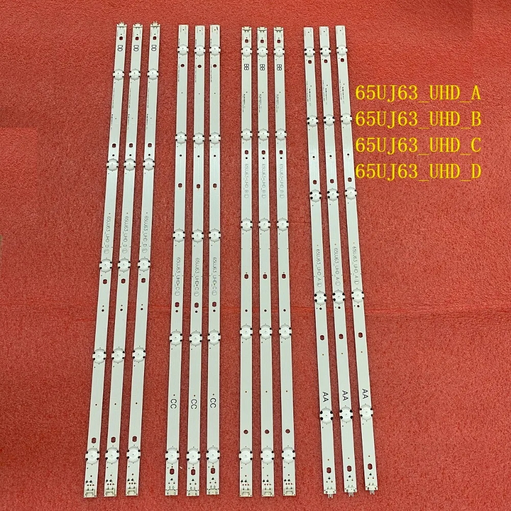 LED Backlight Bar For 65UJ6560 65UK6100PLB 65UK6100YVA 65UJ630Y 65UJ630V 65UK6100PLA 65UJ5500 65UK6100 65UJ6300 65UJ634V 65UK61