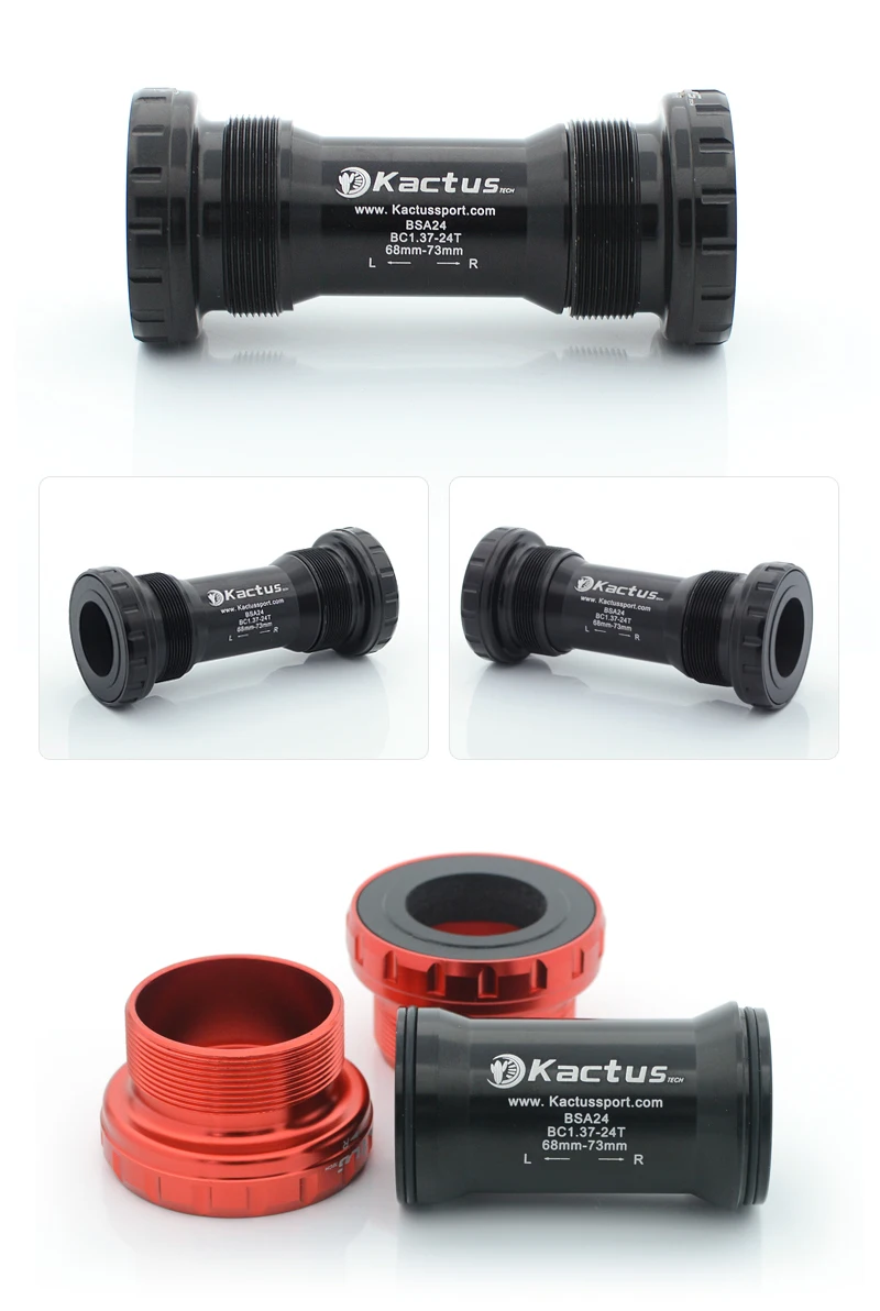 KACTUS BSA24 Fahrrad-Innenlager mit Keramiklagern, passend für Shimano SRAM GXP Road MTP Kurbelgarnituren, Wellendurchmesser 24-22mm, Fahrradteil – Detail 13