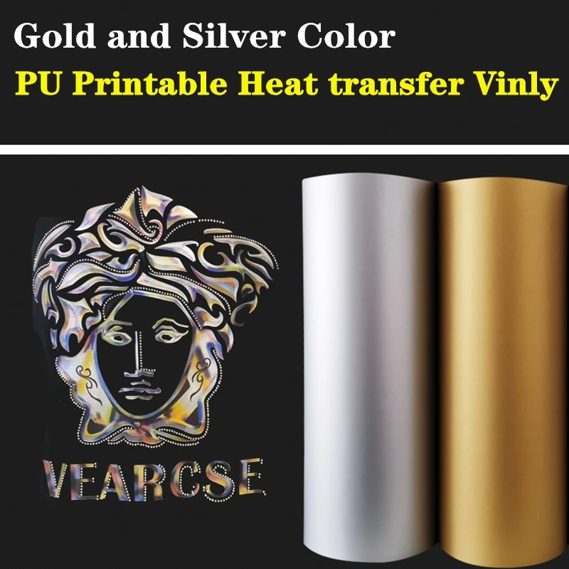 

Wholesale 30x100cm High Elastic PU Printable Vinly Thermal Transfer Film For Textile Clothes TShirt Printed With Eco-Solvent Ink