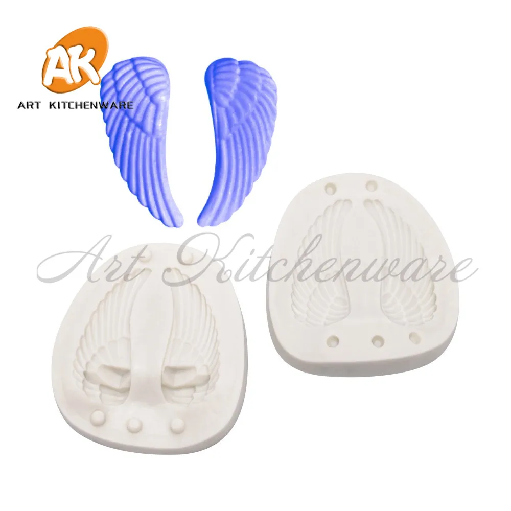 

Fashion 2PCS Big Wings Mold Veiner Silicone Mold Cake Decorating Fondant Tool Cake Mold Cake Tool