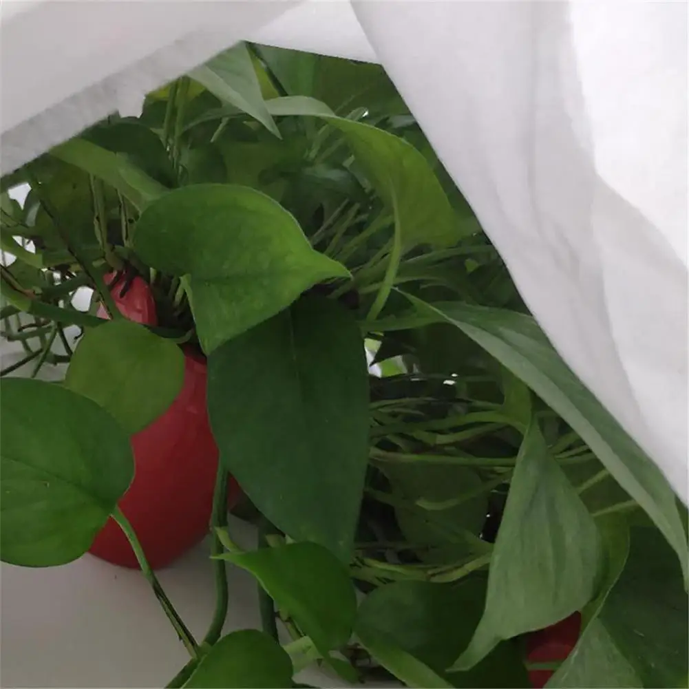 Winter Plant Frost Protection Cover Reusable Netting For Garden Plant Antifreeze Warming Bag Drawstring For Flowers Covers