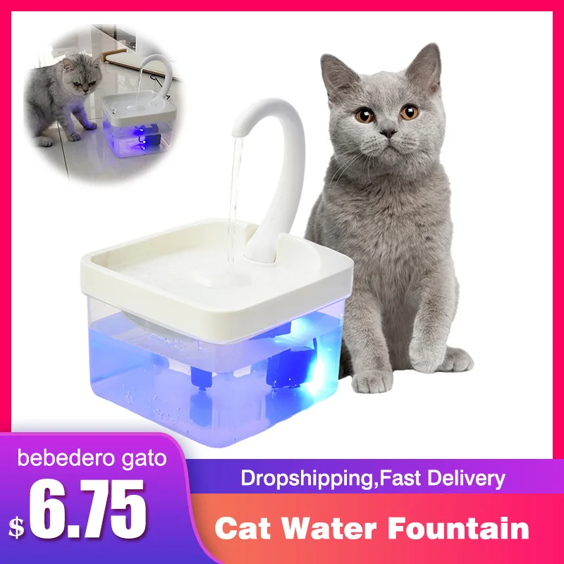 

2L Cat Water Fountain Dog Drinking Bowl Pet USB Automatic Water Dispenser Super Quiet Drinker Auto Feeder For Cat bebedero gato