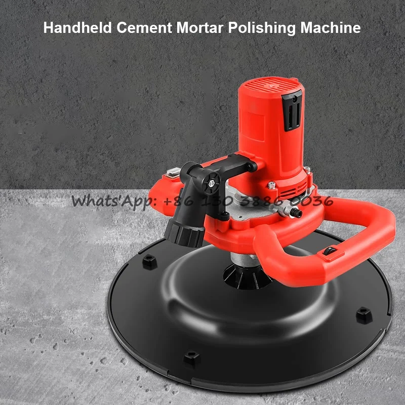 Portable Small Electric Cement Mortar Trowel Hand-held Floor Wall Smoothing Polishing Sander Automatic Putty Plastering Machine