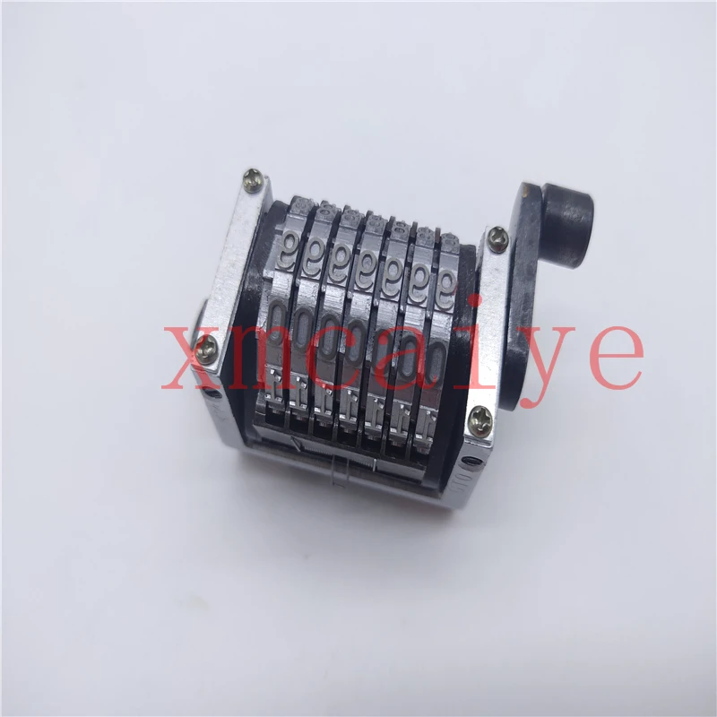 4 PCS GTO 7 Digits Horizontal Numbering Machine Clockwise Jump Mode 9.0.1.2.3.4.5.6...