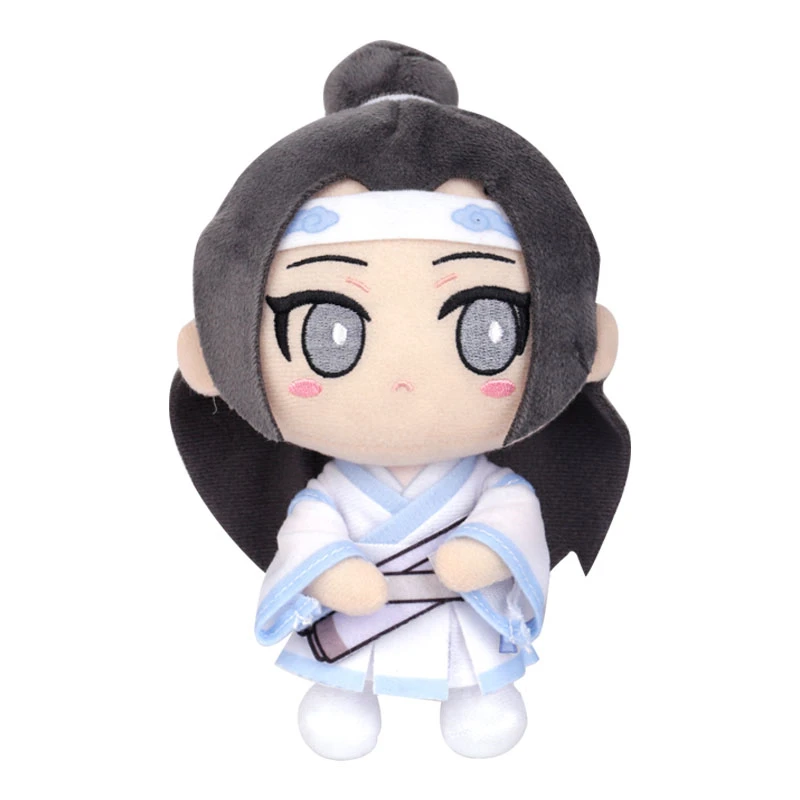 1pcs Kawaii Grandmaster of Demonic Cultivation Lan Wangji Plush Doll Stuffed Toy Cosplay Prop Decor Boy Girl New Year Gift