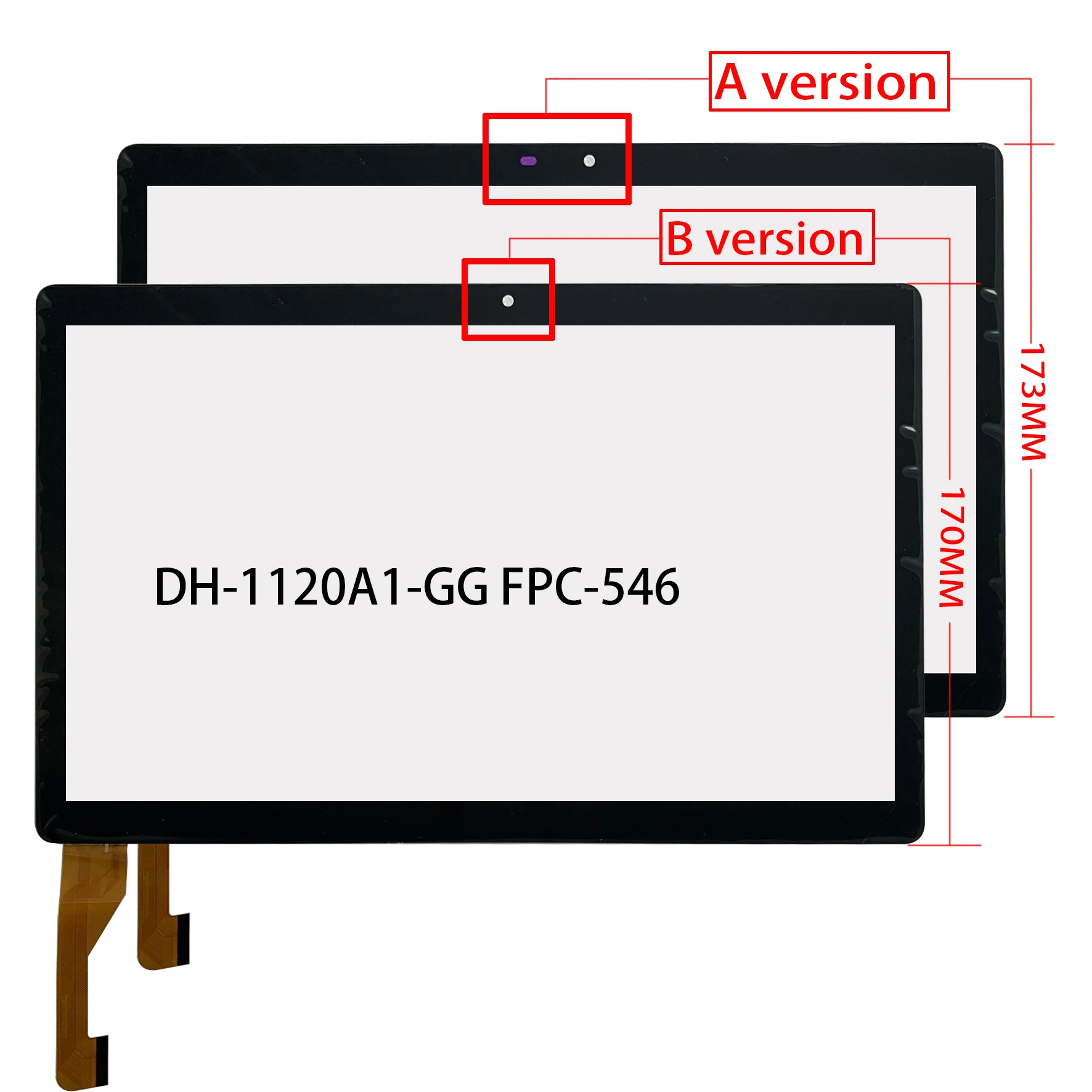 

Original New Touch for 11.6'' inch DH/CH-1120A1-GG-FPC546 BH5822 Tablet Touch Screen Touch Panel Digitizer Glass Sensor