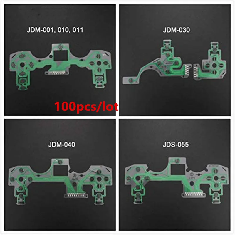 

For Playstation 4 PS4 PRO Slim Controller Gamepad Conductive Film Conducting Film Keypad flex Cable JDM 050 040 030 011 100pcs