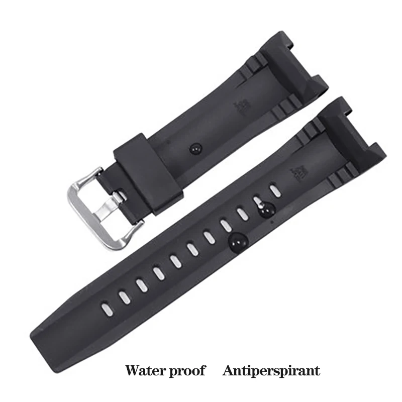 Rubber Watchband for Casio G-SHOCK GST Series GST-B100/S110/210/W300/400G Waterproof Silicone Bracelet Men Straps Accessories