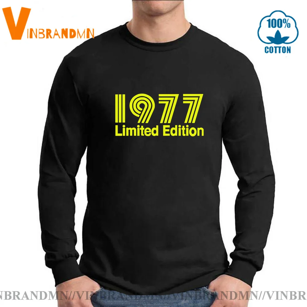 1977 Birth Year tshirt The 70s Clothing Limited Edition 1977 men T Shirt Best Father Birthday gift Made In 1977 T-shirt