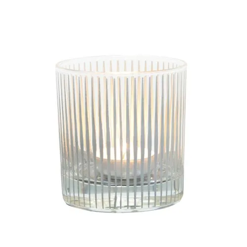 Arte Home Cage Silver Candle Holder