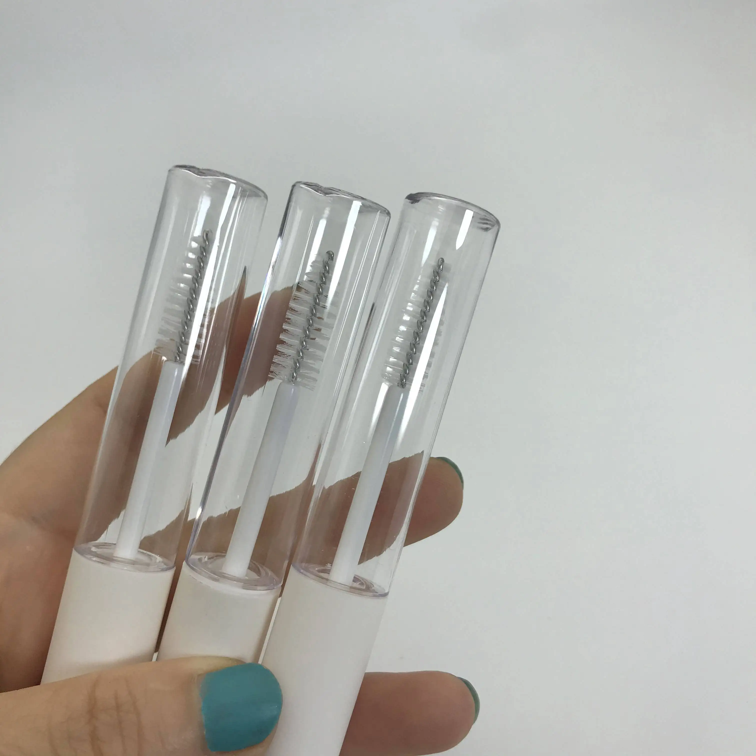 10ml Mascara-Tuben Großpackung Leere Mattierte Wimperncreme Nachfüllbare Flasche Kosmetikverpackungsbehälter Weißer Deckel – Detail 11