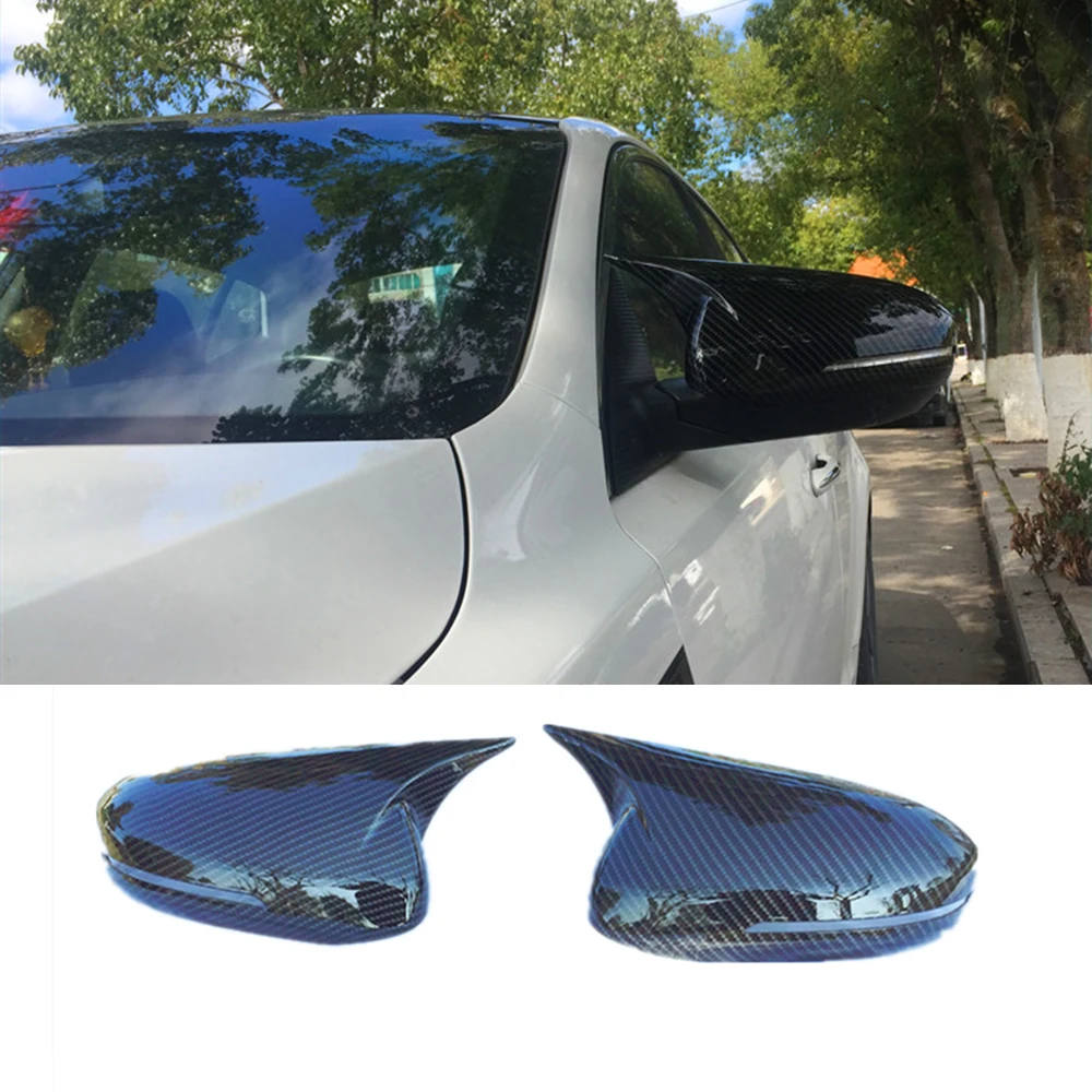 

FOR Kia K5 2011 2012 2019 Car Body SIDE DOOR REARVIEW MIRROR COVER STICKER TRIM Car-styling ABS Carbon Print Auto Parts