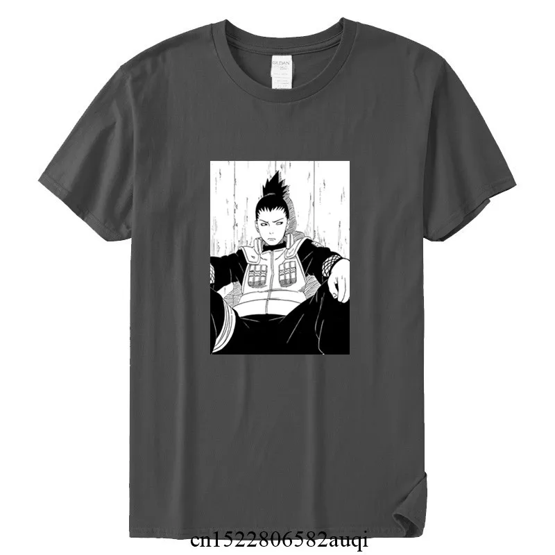 Shikamaru (Manga) Vintage Funny Men T-shirt Unisex Summer O Neck Cotton Tops Unisex Tee,Drop Ship