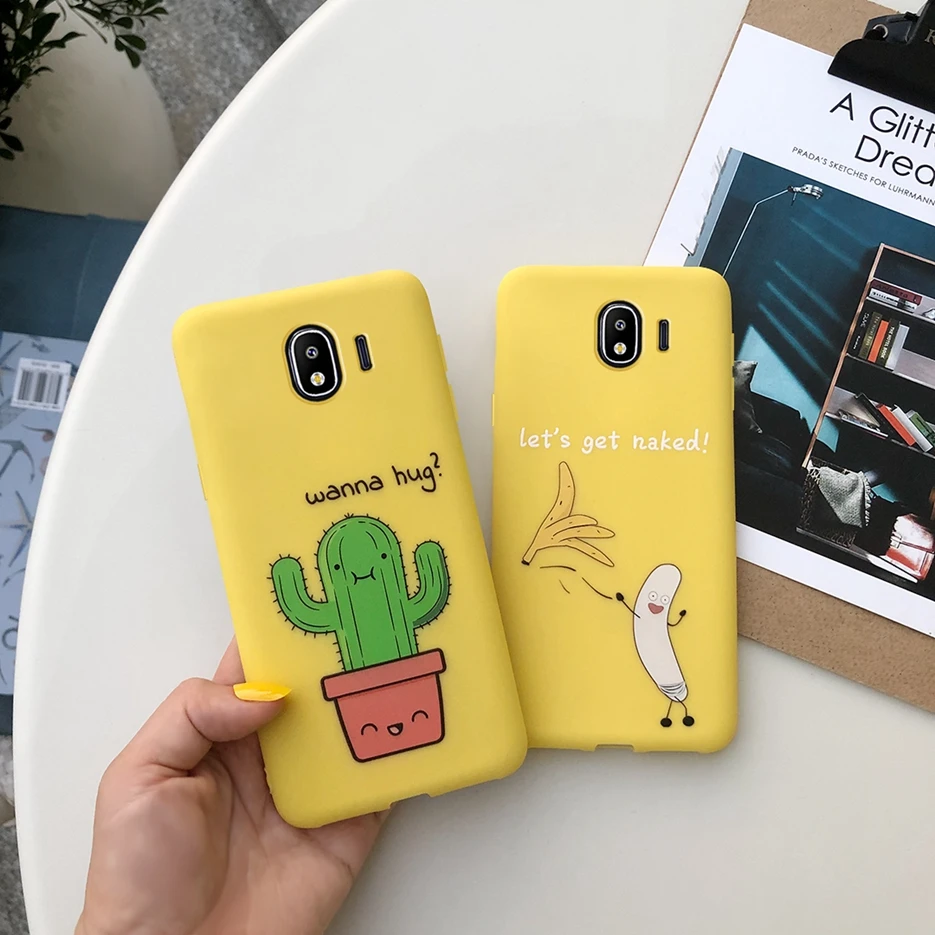 Pełna pokrywa dla Samsung Galaxy J4 2018 przypadku J400F śliczny nadruk telefon miękka TPU etui na samsunga J4 2018 J 4 SM-J400F J400 zderzak — zdjęcie 5