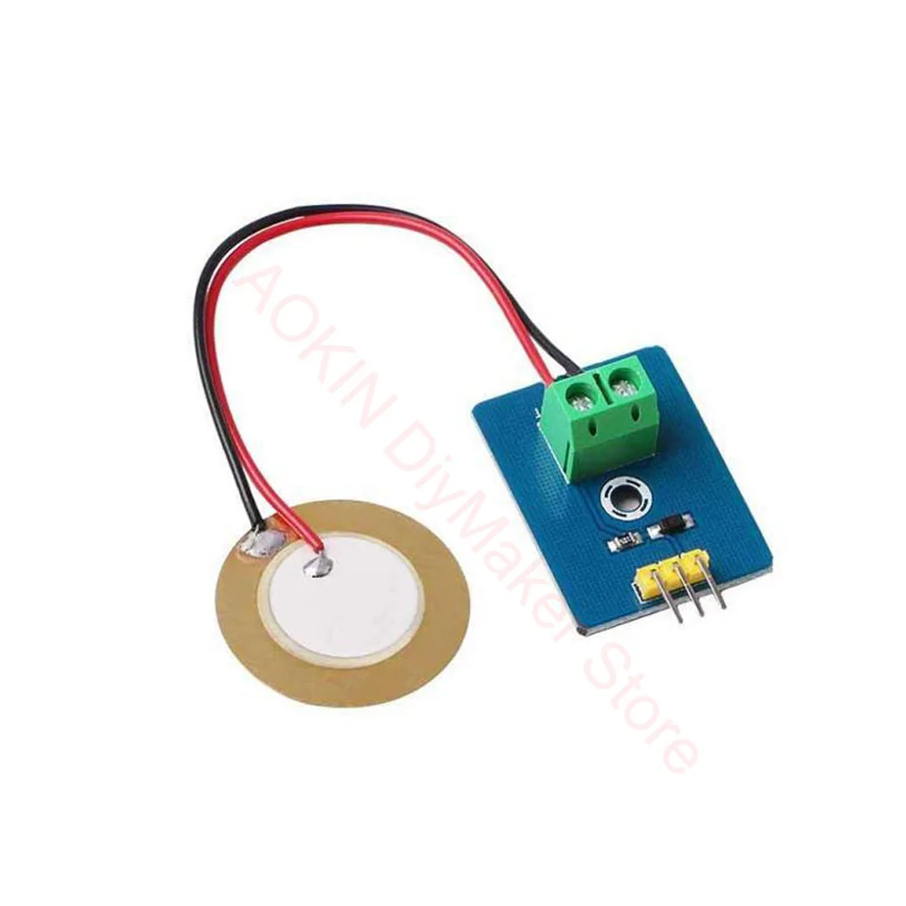 

Diy Kit 3.3v/5v Ceramic Piezo Vibration Sensor Module Analog Controller Electronic Components Supplies Sensor For Arduino Uno R3