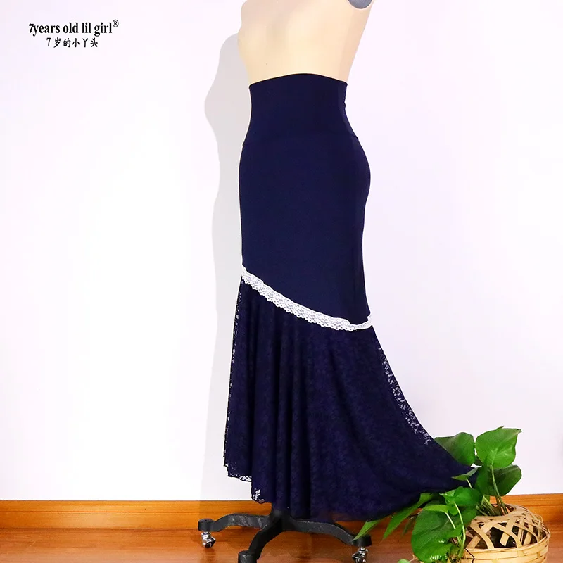 Spanish Flamenco Costume Performor Skirt Women Girl Gyspy Ballroom Festival Performance Dance Wear multiple colors  DDT09