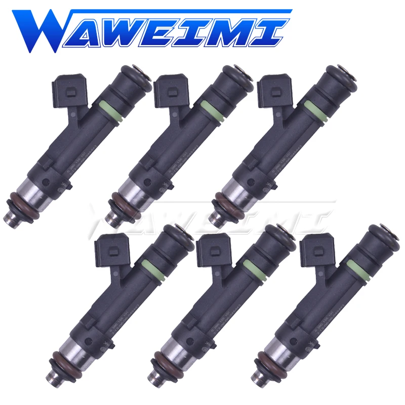 

WAWEIMI 6 Pieces Genuine Quality Fuel Injectors OE 0280158101 For CHEVROLET NIVA LACETTI 1.8L 0280158101 96487557