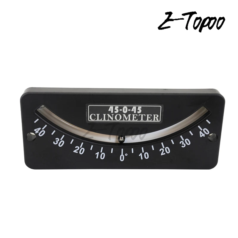 10-0-10 25-0-25 45-0-45  Inclinometer and Tilt Gauge Glass Tube Inclinometer slope protractor angle meter