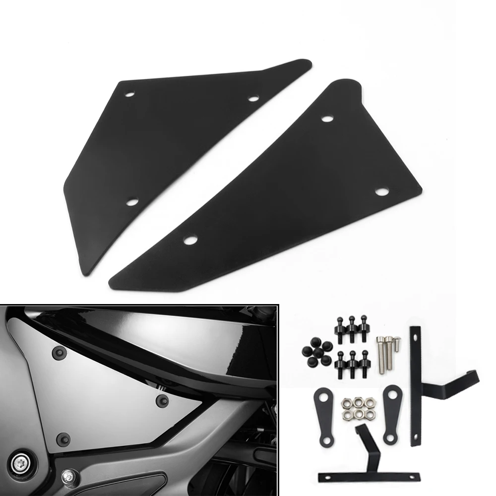 Motorcycle Clear Side Plastic Plates Cover Panel Gas Fuel Tank Decal Trim Guard Protector For BMW K1600B K1600GA K 1600 B GA