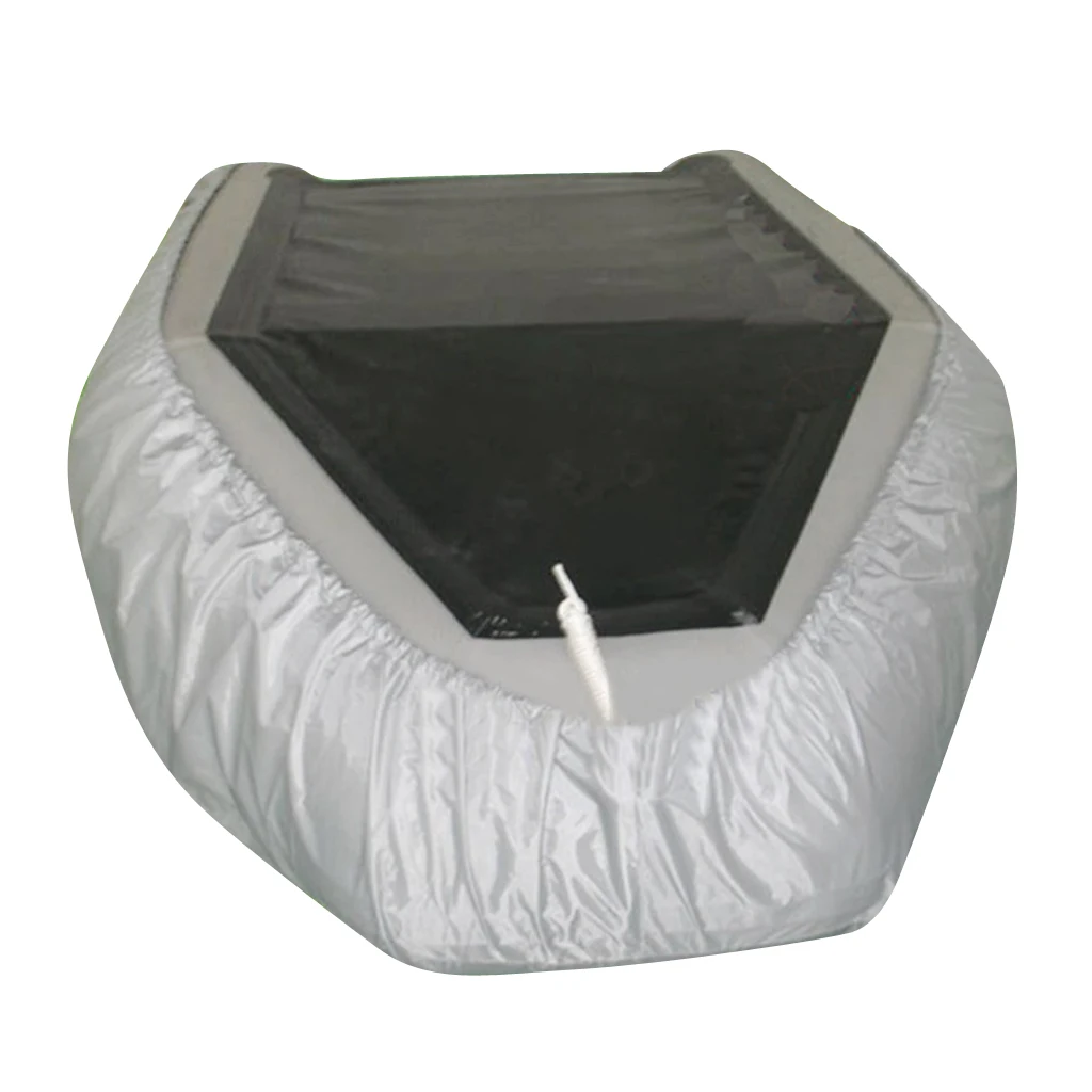 Waterproof UV Resistant Inflatable Boat / Dinghy / Tender Cover Storage Rain Shelter for 7.5-17ft Boat Dinghy Tender Accessories