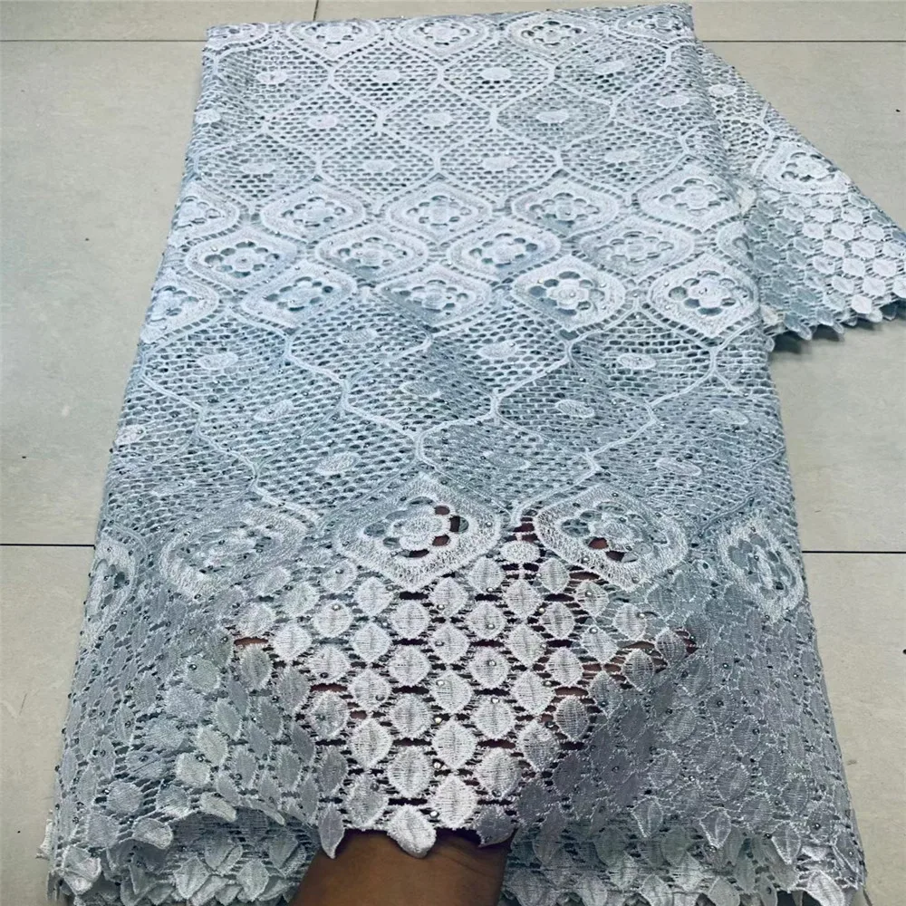 

Delivery to USA within 5 days African Lace Fabric 2021 Swiss Voile Cotton Lace With Stones Swiss Voile Lace In Switzerland