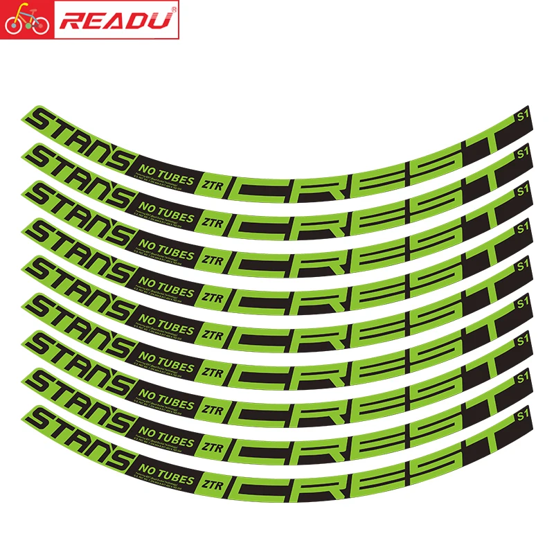 2020 notubes crest S1 mountain wheel set stickers BIKE rim decal MTB bicycle stickers