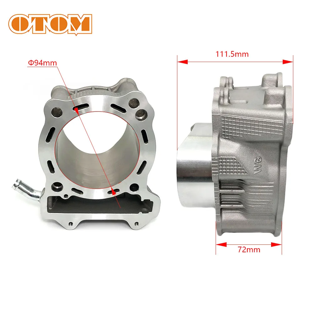 OTOM Motorcycle Engine Cylinder Set Crankcase Clutch Cover Gaskets Piston Rings Set For SUZUKI DRZ400 DRZ 400 LTZ400 Motor Parts