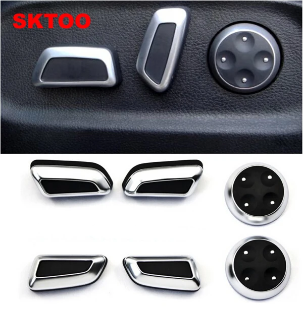 

SKTOO 6pcs/set Seat Adjustment Knob Button Switch For Volkswagen VW Jetta MK5 GTI Passat B7 CC Tiguan Audi Q3 Q5 A3 A4 A5 A6 A7