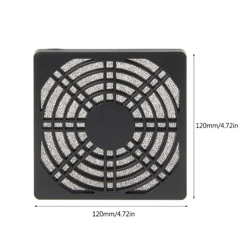 Staubdicht 120mm Fall Fan Staub Filter Schutz Grill Protector Abdeckung Für PC Compute