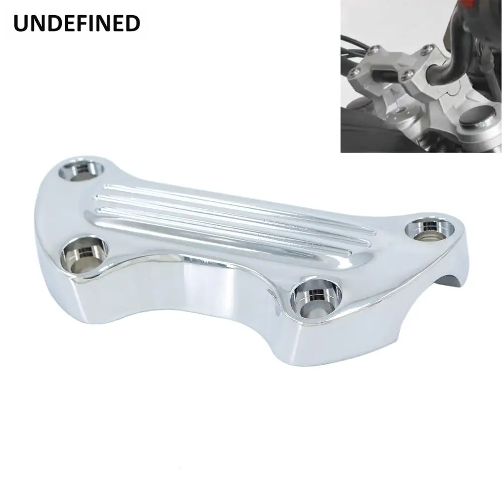 1Inch 25mm Handlebar Top Clamp Riser Cover For Harley Sportster XL 883 1200 Dyna Fat Bob Super Glide Low Rider Touring Road King
