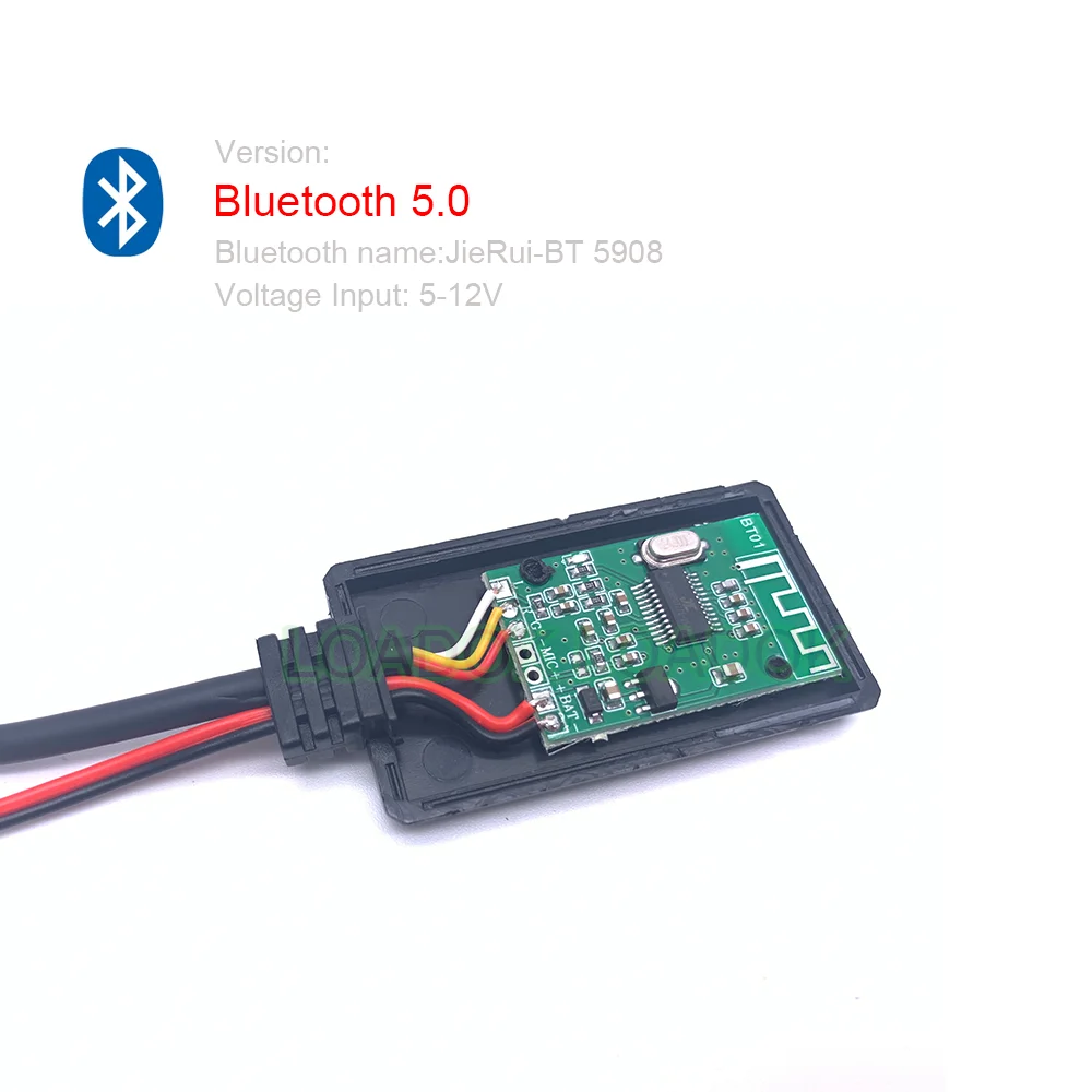 Car AUX Bluetooth Adapter Wireless Audio 8 Pin Cable Handsfree Microphone Adapter For  Alpine KCM-123B M-BUS 9501 9503 9823 9825