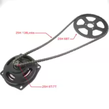 Mini Moto 47cc 49cc Drive System 25H 138 links loops Chain