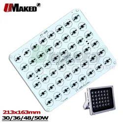 213x163mm LED PCB 30W 36W 48W 50W RGB LED Aluminium Plaat Heatsink High Power PCB Plaat Voor Outdoor Licht Landschap Schijnwerper