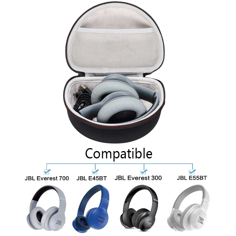2020 أحدث EVA حافظة سفر صلبة ل JBL Everest 700/300 ، E45BT ، E55BT سماعة لاسلكية تعمل بالبلوتوث حول سماعات أذن