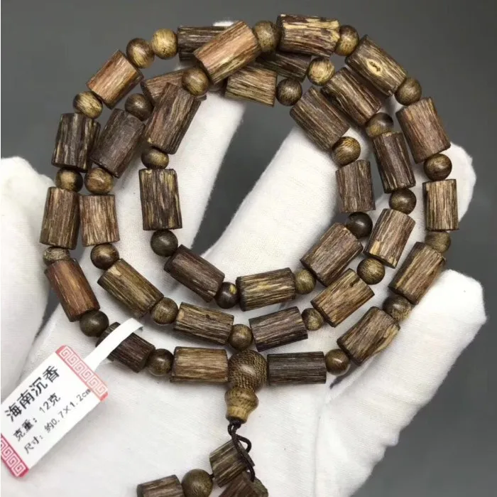 

Genuine Product Hainan Eaglewood Buddhist Prayer Bead Bracelets Beads Men And Women-Couples Accessories Natural Crafts Wholesale