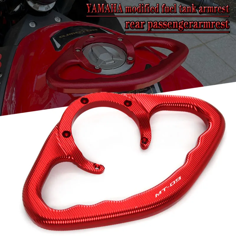 For YAMAHA MT Series MT-09 MT- 09 MT 09 Motorcycle CNC Passenger Hand Grip Tank Grab Bar Handles Armrest