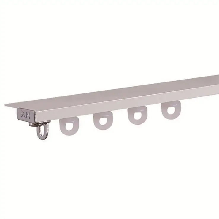 

Aluminum Alloy Curtain Track Curtain Rod Ceiling Installation Single Durable Triple Curtain Accessories Customized