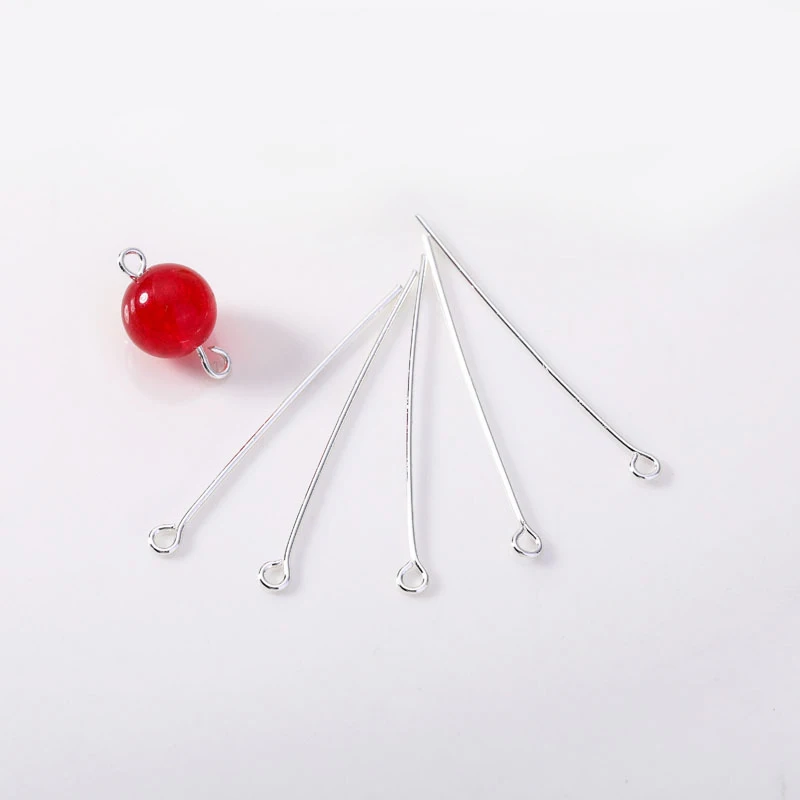 20PCS 20MM 25MM 30MM 35MM 24K Gold Color Eye Pins Bead Pins Connector High Quality DIY Jewelry Making Findings Accessories