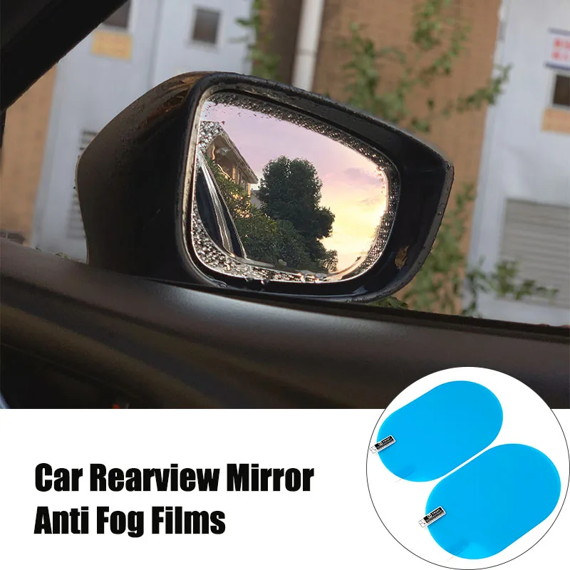 2Pcs Car rearview mirror waterproof anti-fog film For Honda Brio CLARITY HR-V VEZEL Passport Pilot CR-Z NSX Ridgeline